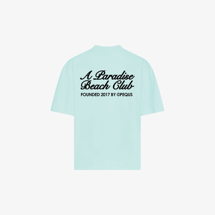 Pequs A Paradise Beach Club Back Logo T-Shirt