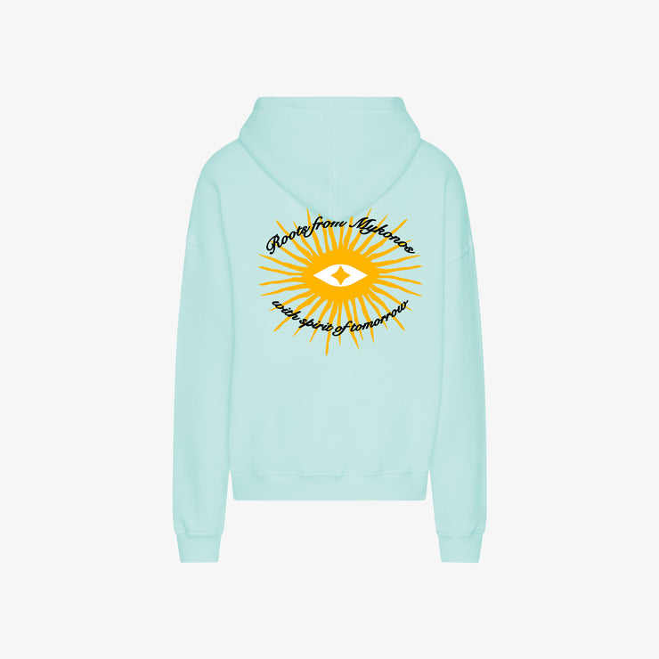 Pequs A Paradise Beach Club Graphic Zip Hoodie