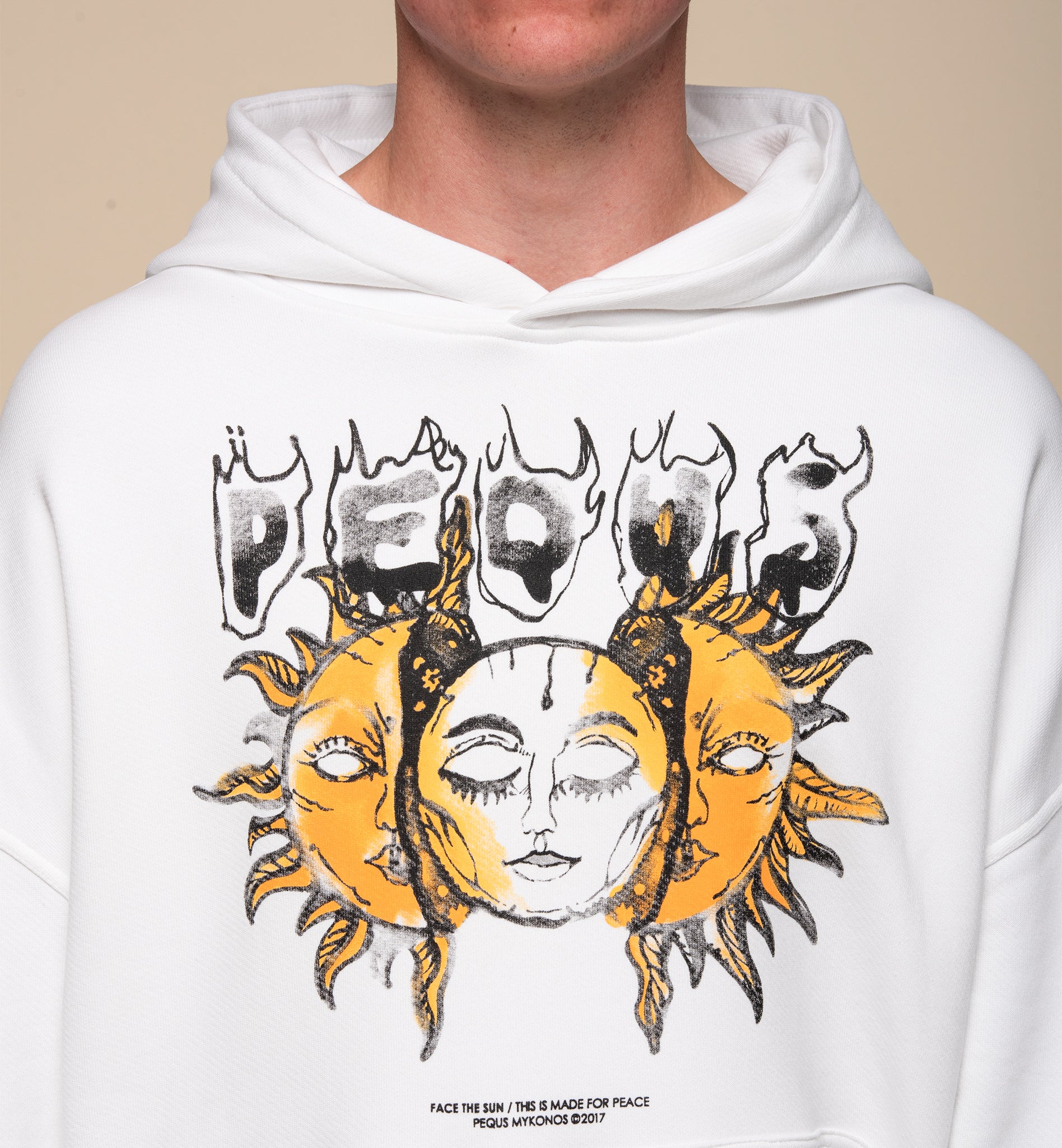 Face The Sun Graphic Hoodie