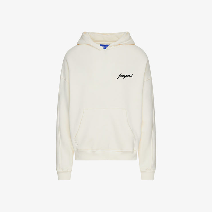 Pequs Scripted Chest Logo Hoodie