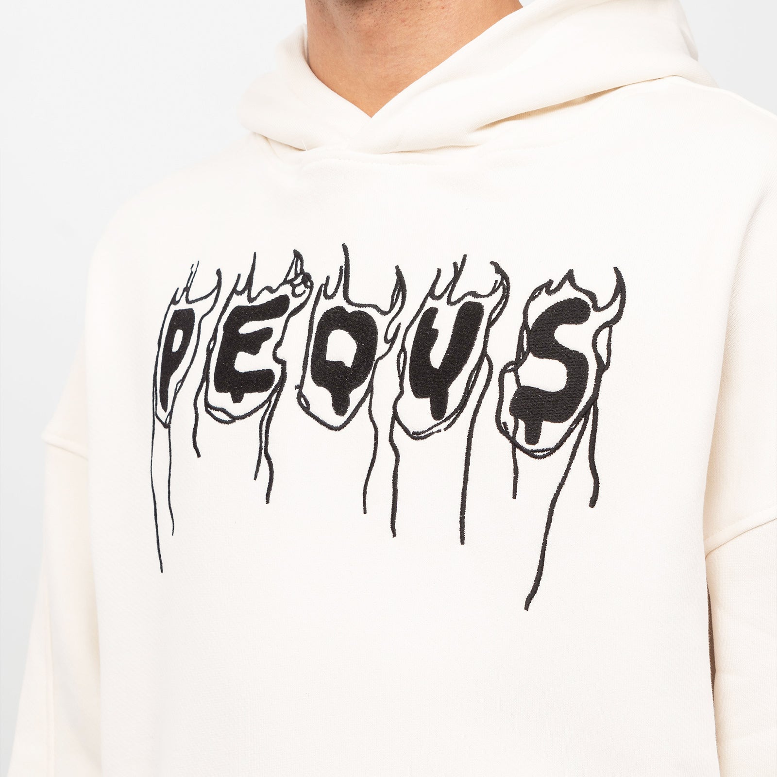 Destroyed Logo Patch Hoodie
