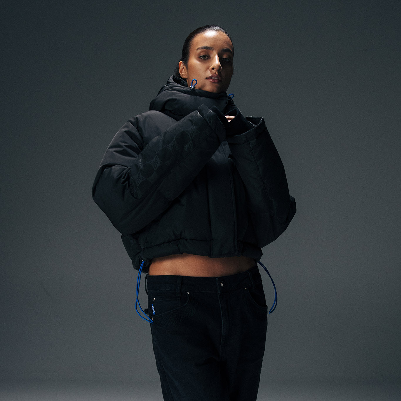 Aether Cropped Puffer Jacket