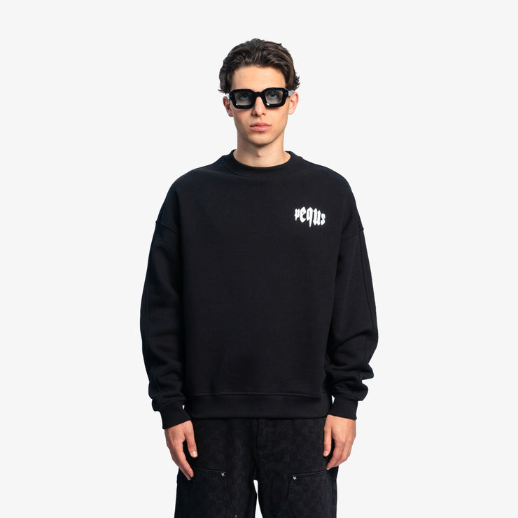 Pequs Mythic Chest Logo Sweater