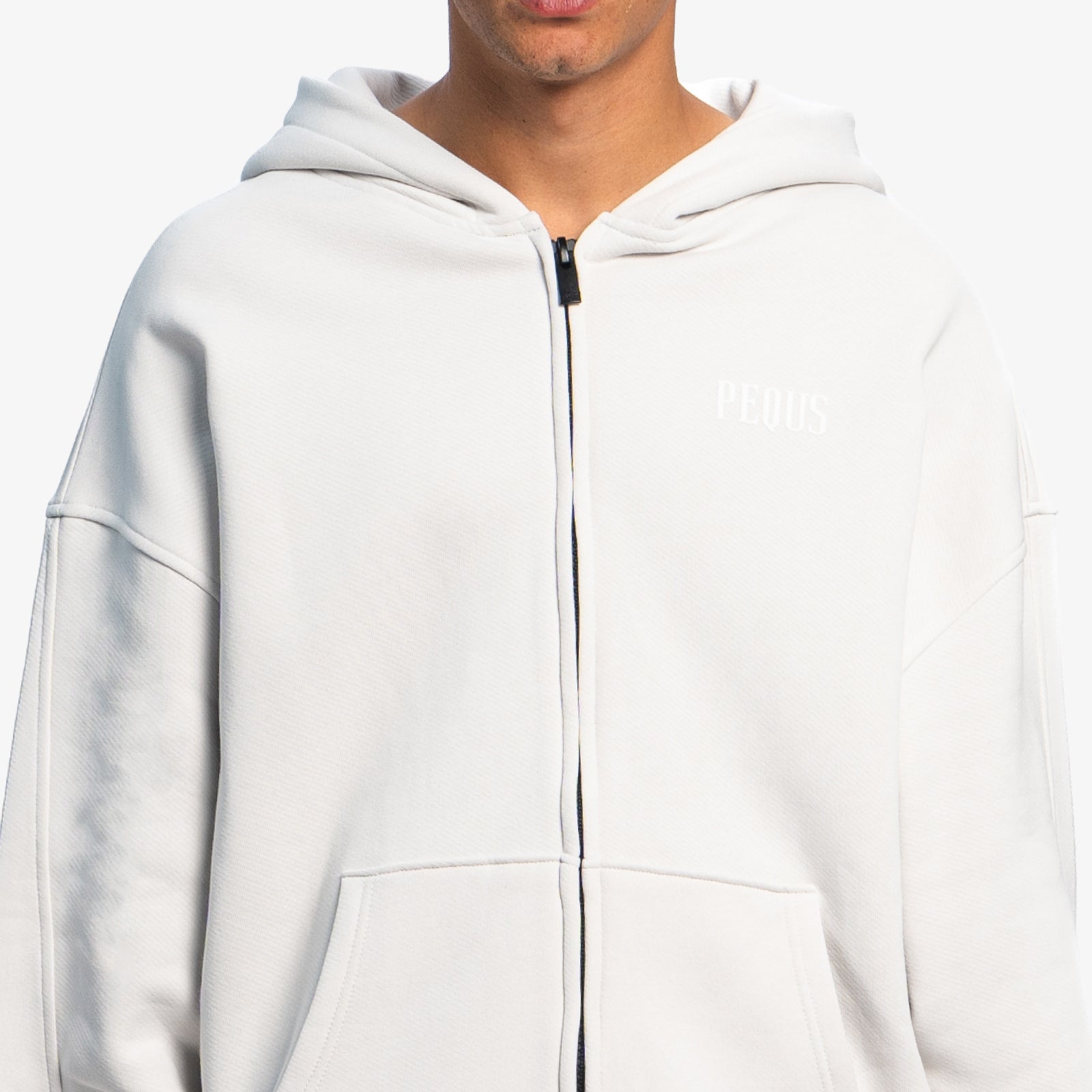 Back Logo Zip Hoodie