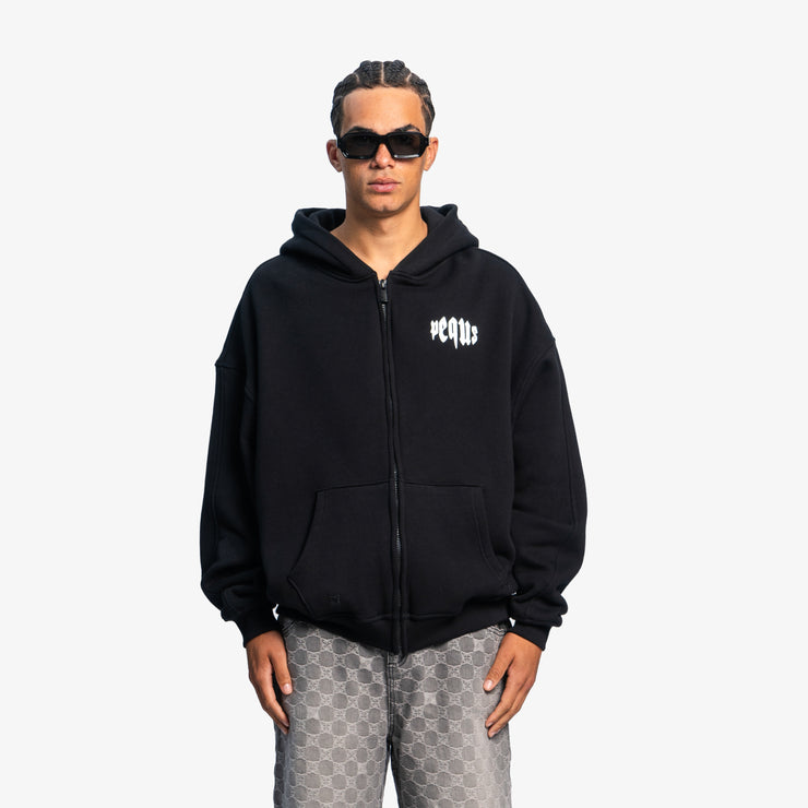 Pequs Mythic Chest Logo Zip Hoodie