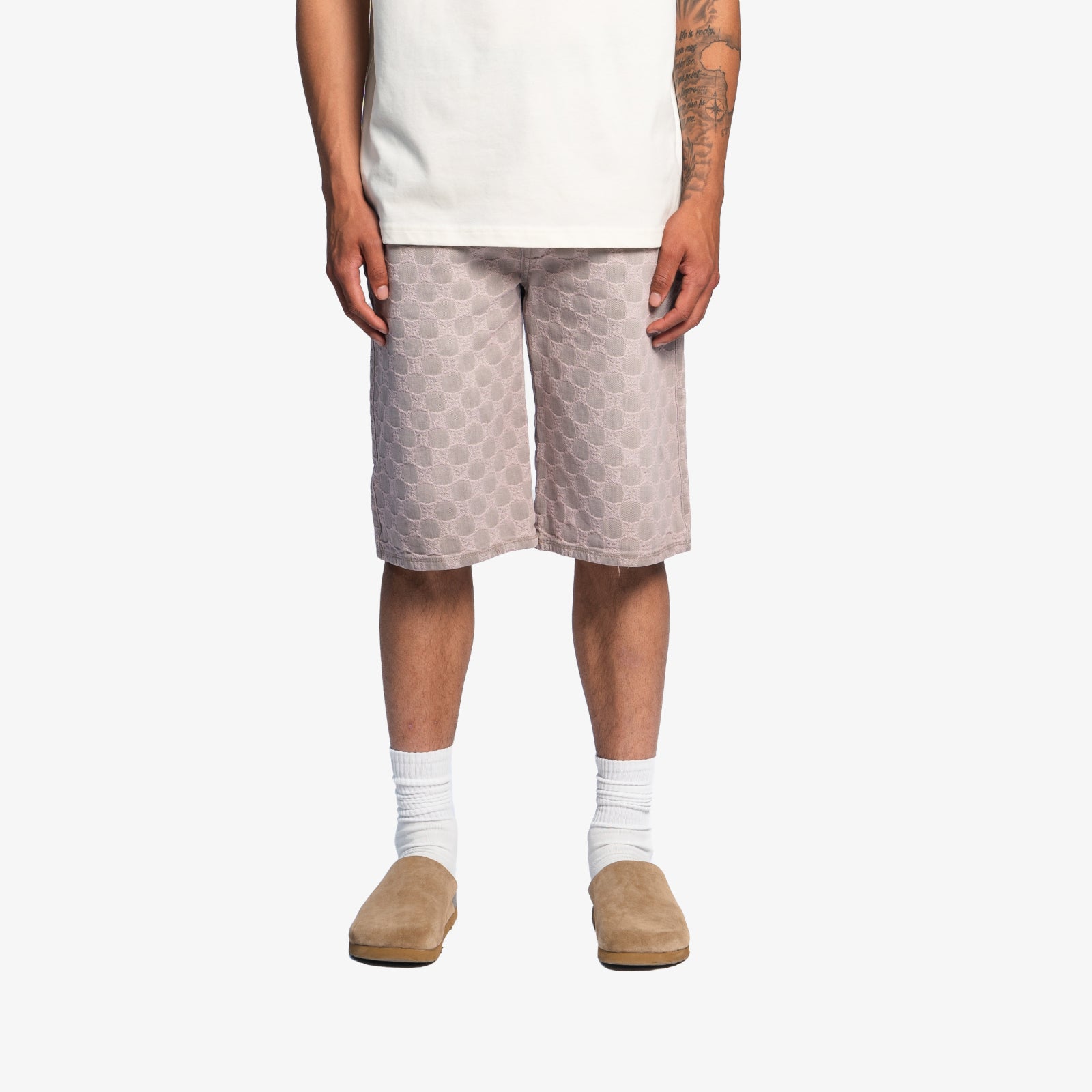 Aether Monogram Denim Jorts