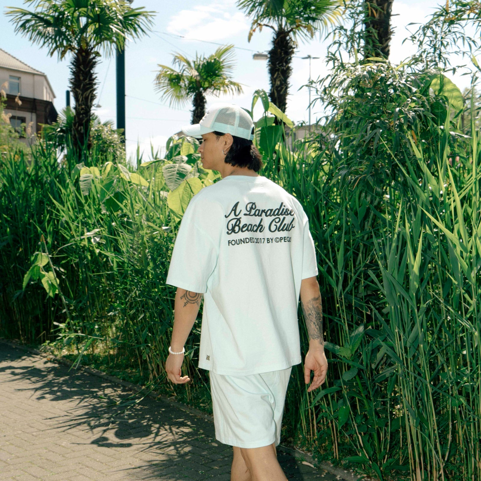 A Paradise Beach Club Back Logo T-Shirt