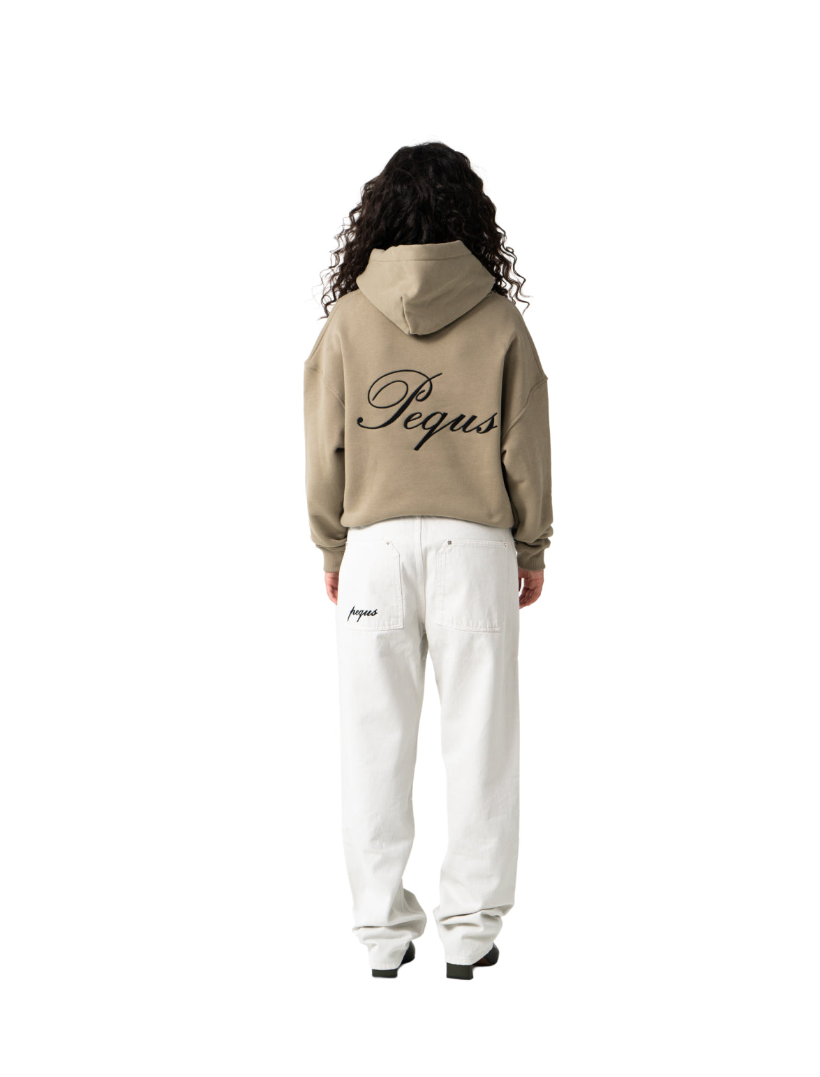 Cropped Handwritten Logo Hoodie