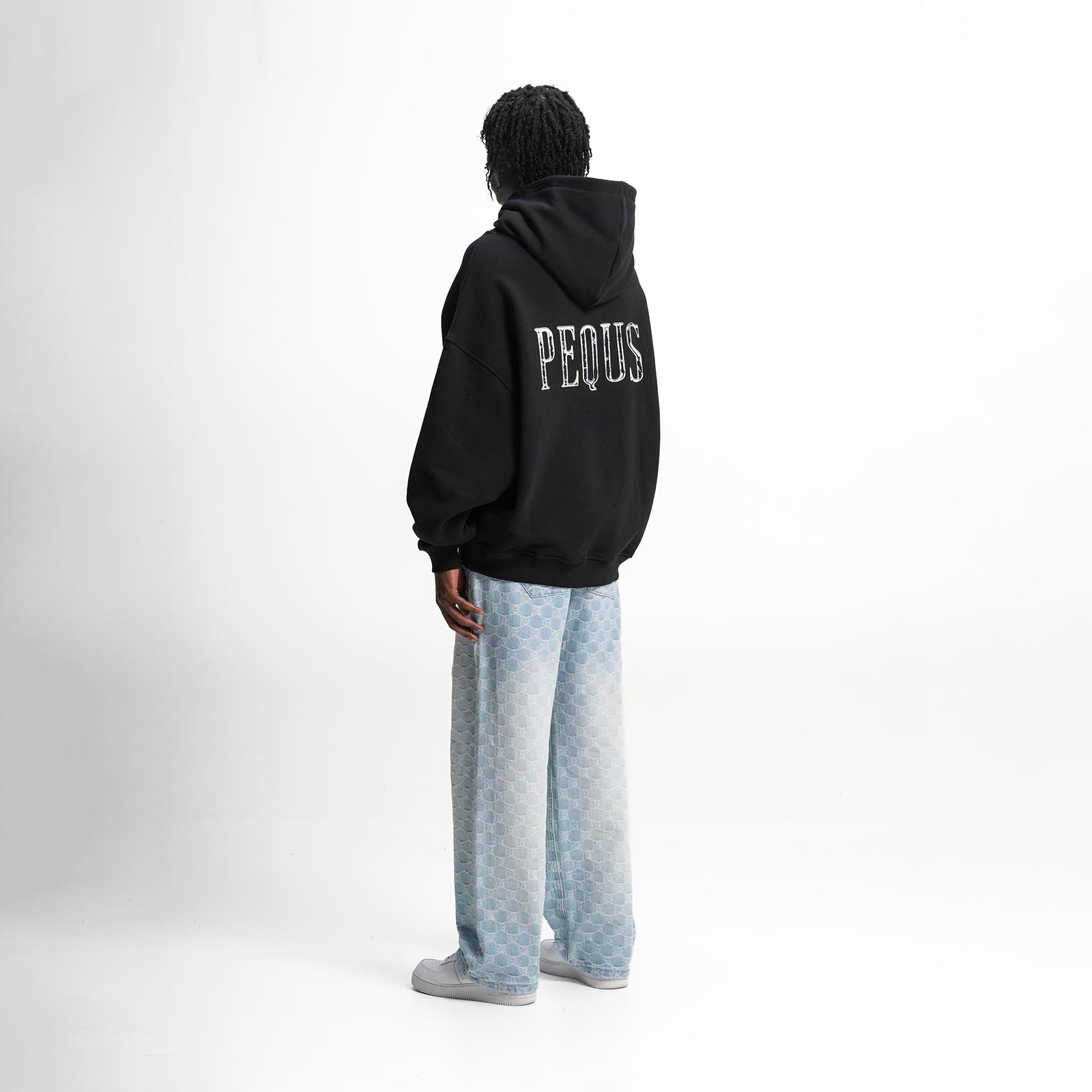 Pequs Back Stamp Logo Hoodie