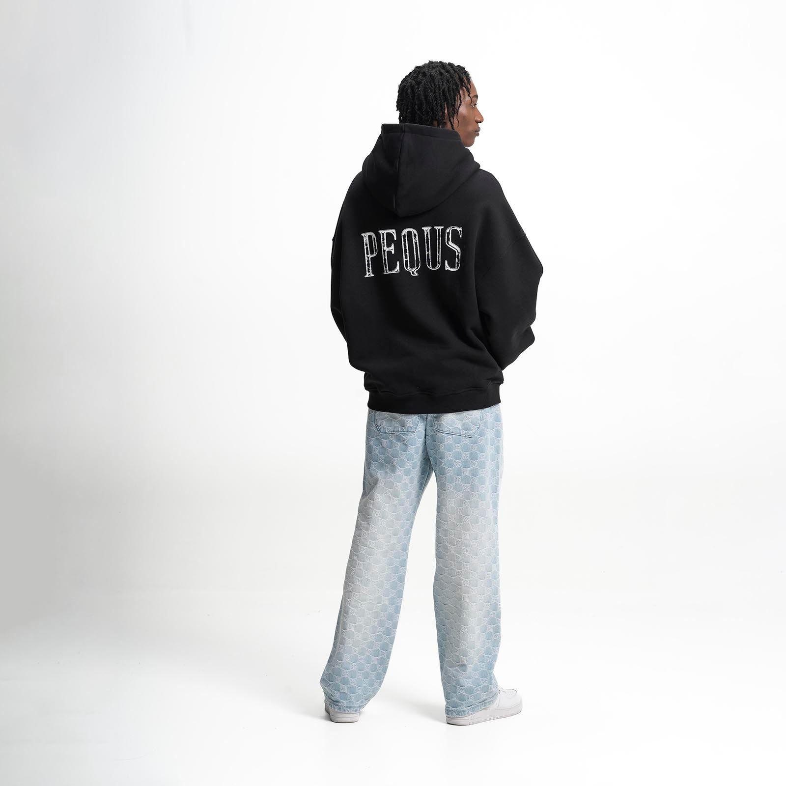 Pequs Back Stamp Logo Hoodie