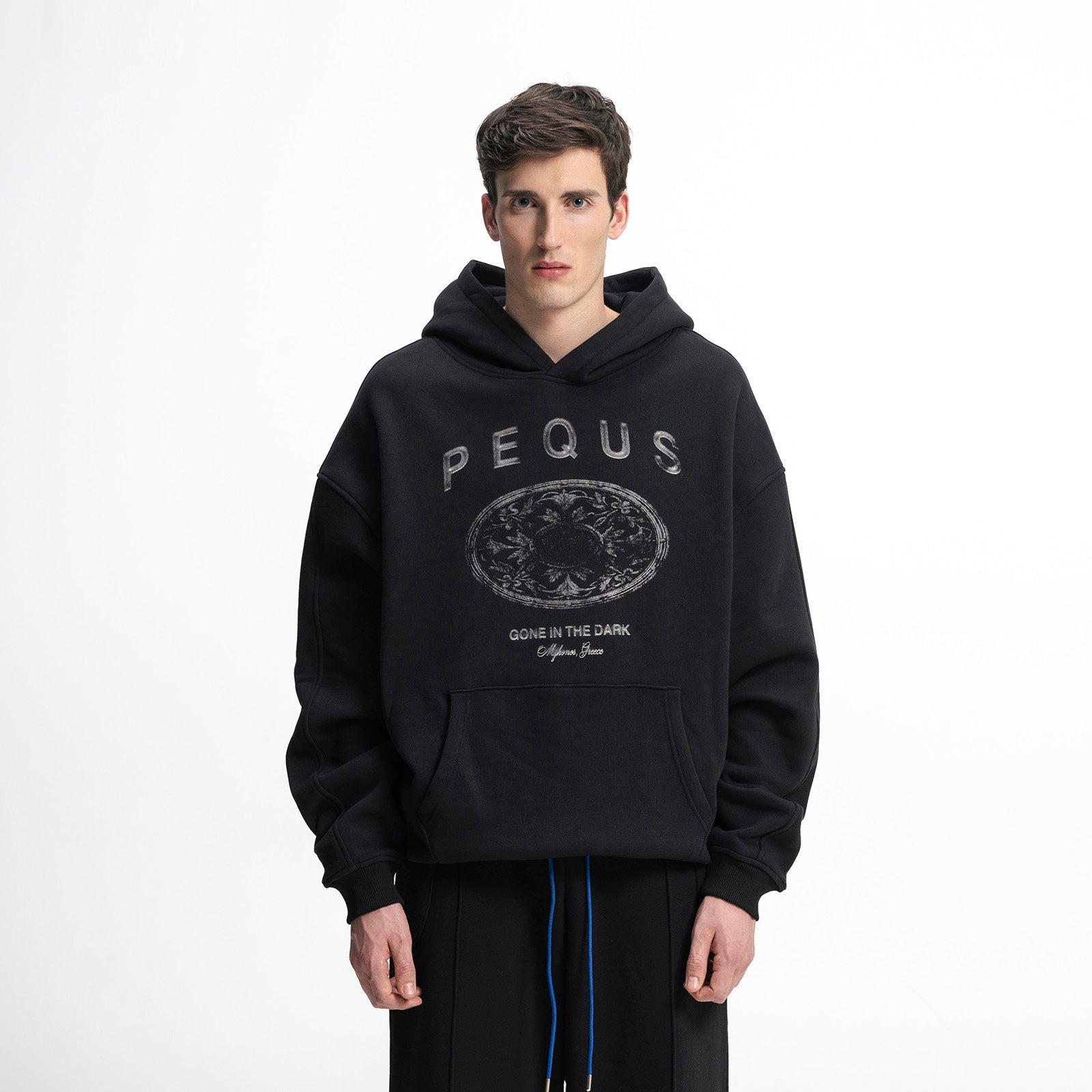 Pequs Faded Emblem Graphic Hoodie