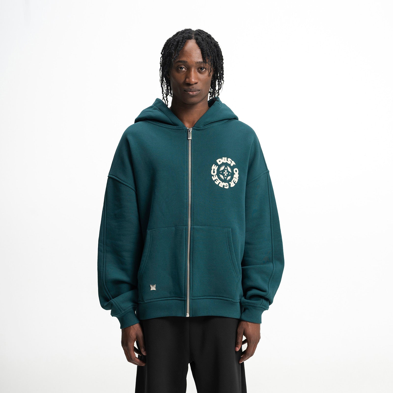 Dust Over Greece Graphic Zip-Hoodie