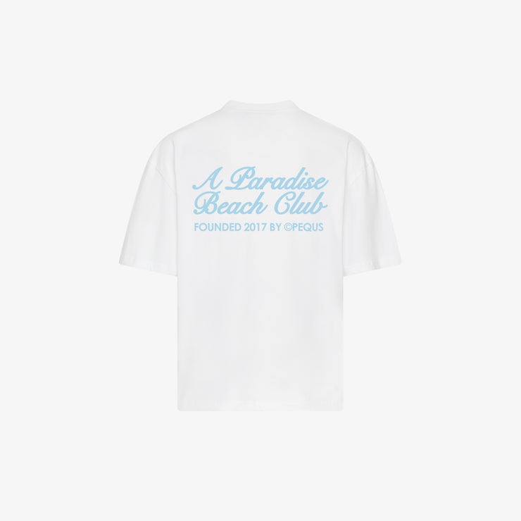 Pequs A Paradise Beach Club Back Logo T-Shirt