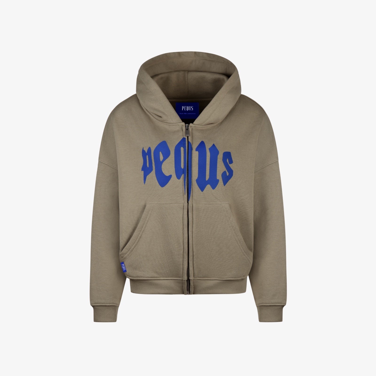 Cropped Mythic Logo Zip Hoodie