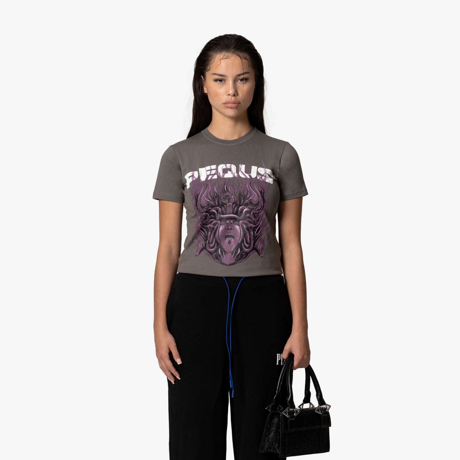 Fitted Medusa Graphic T-Shirt