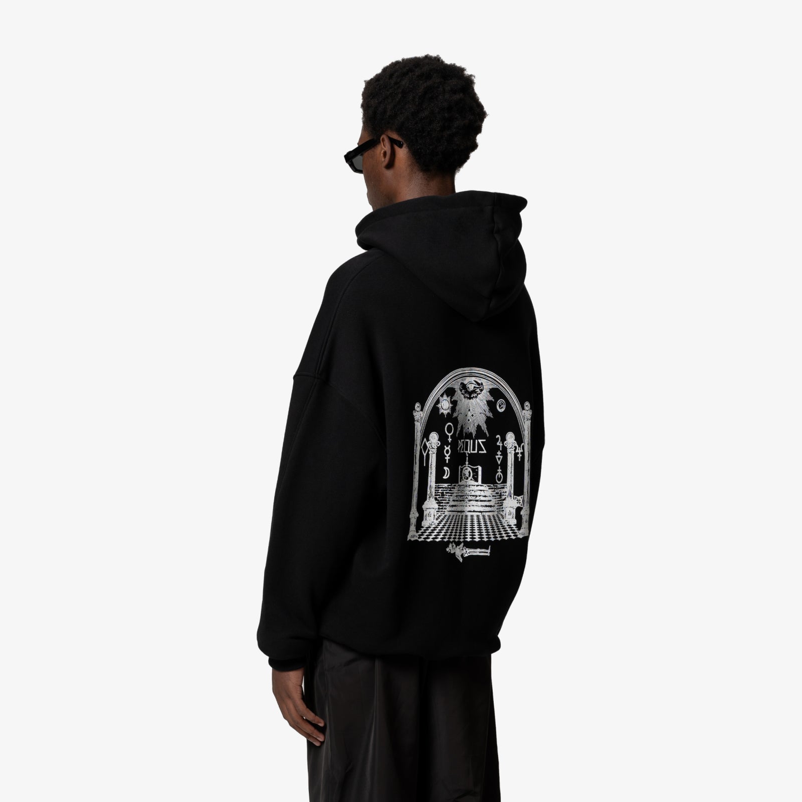 Monument Graphic Zip Hoodie