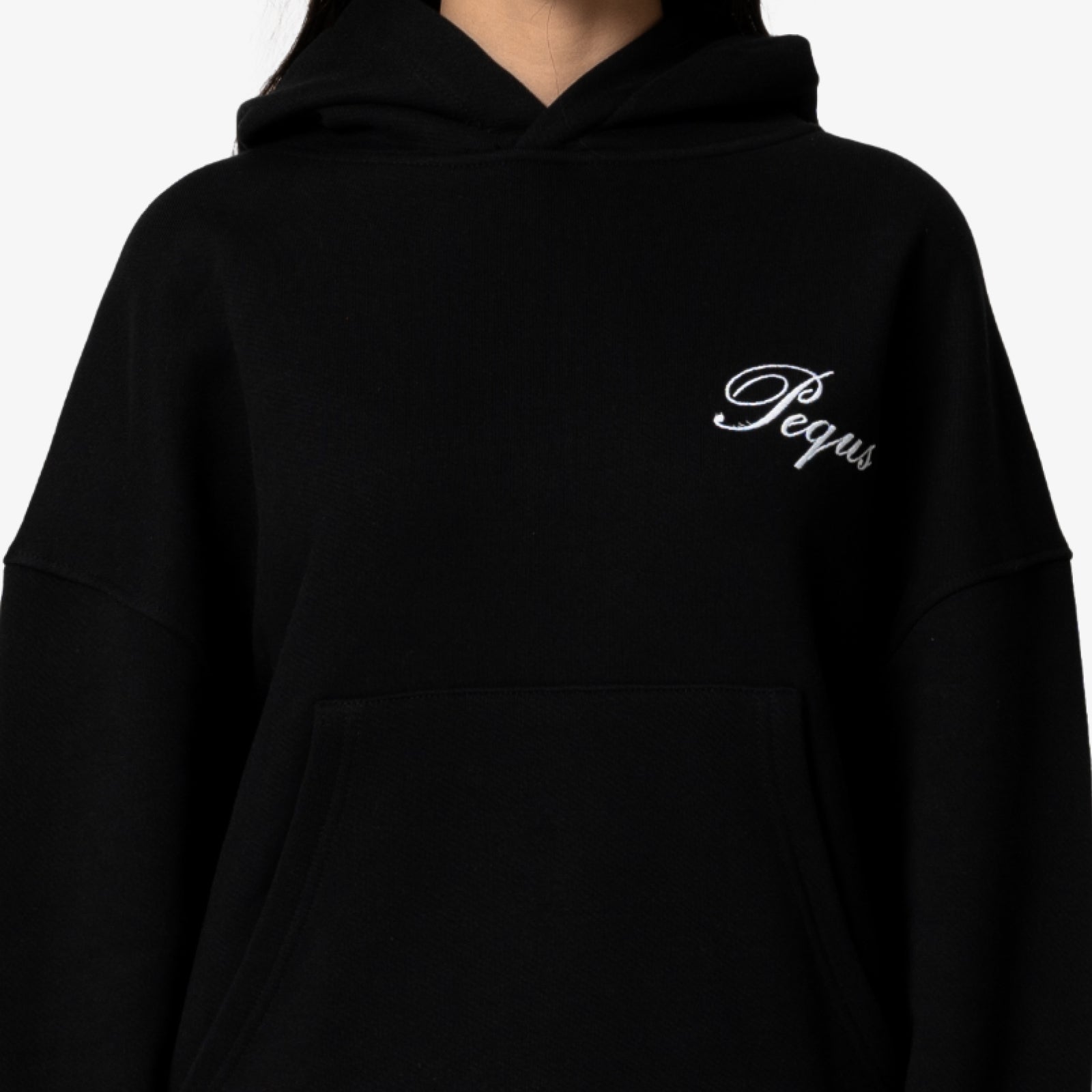 Cropped Handwritten Logo Hoodie