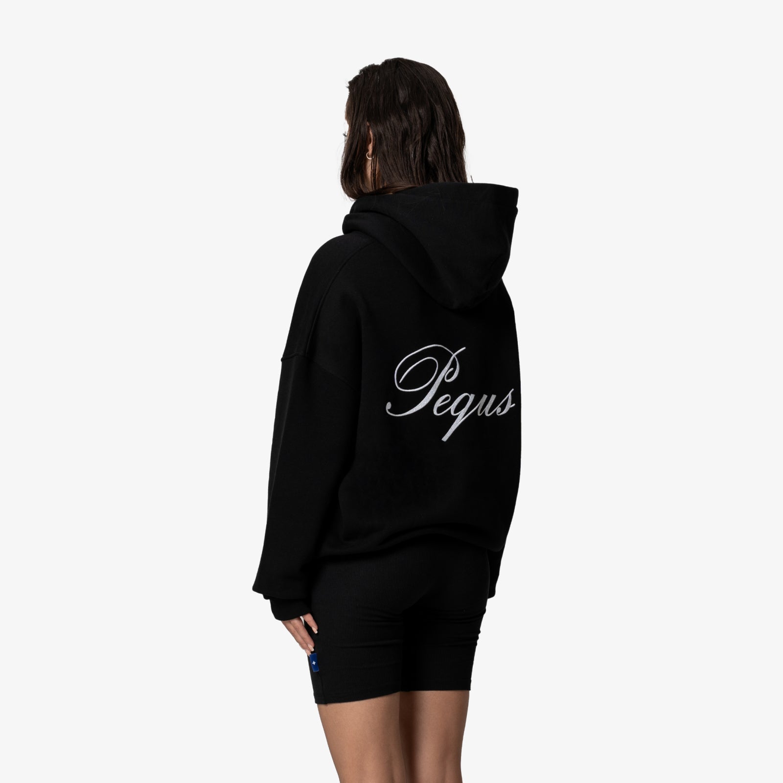 Cropped Handwritten Logo Hoodie