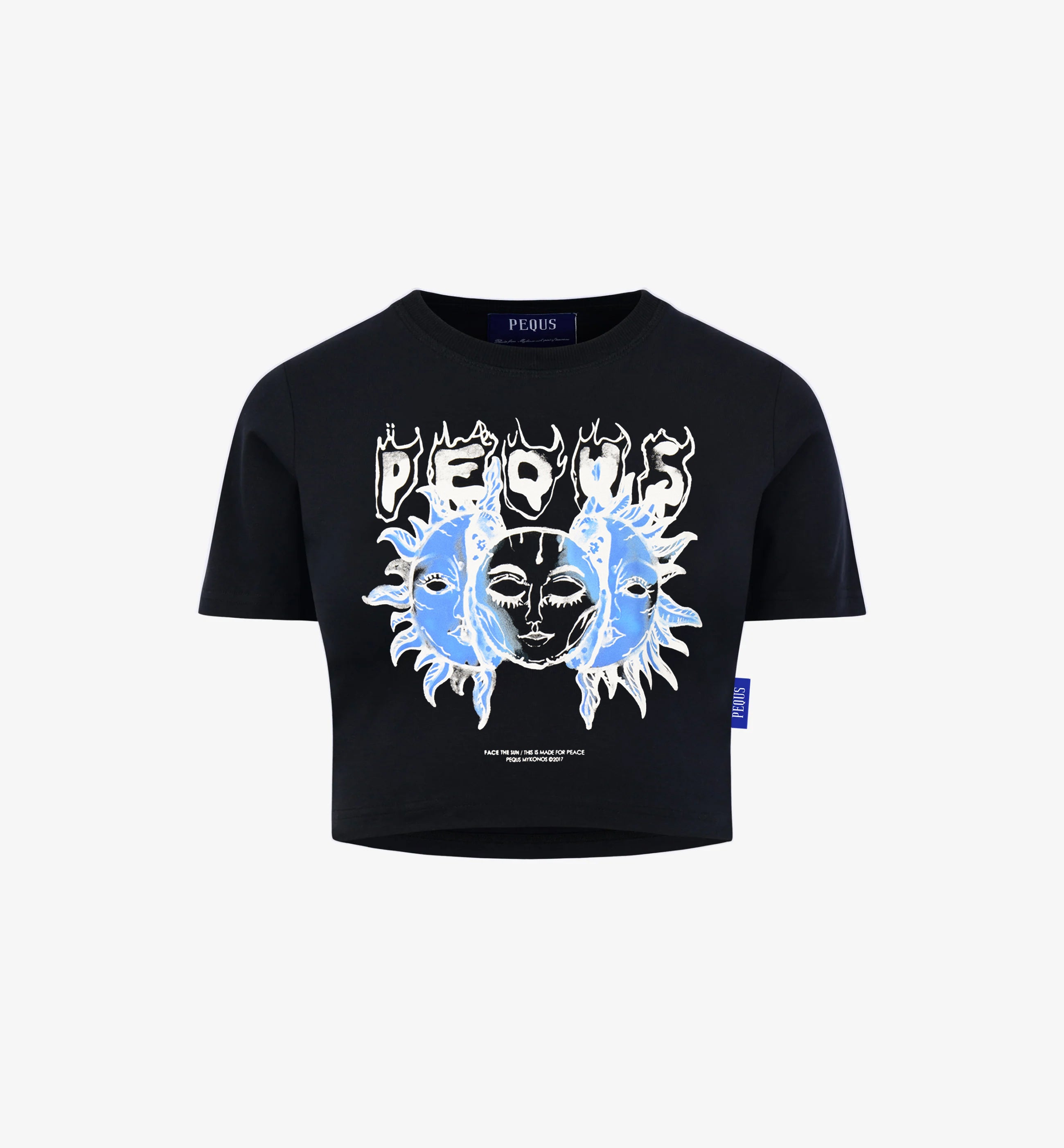 Face The Sun Graphic Crop Top