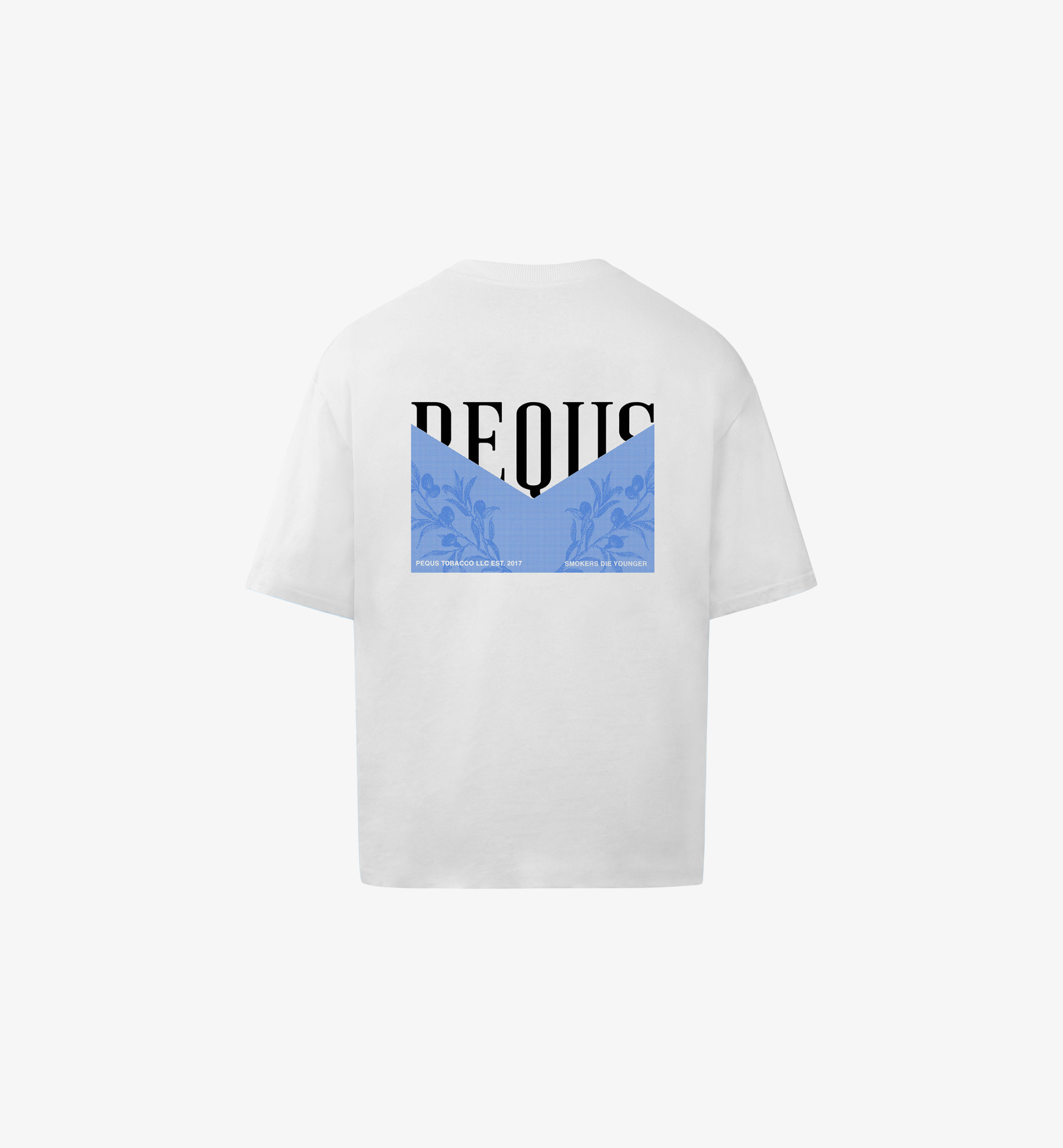  Fumeurs le plus jeune T-shirt bleu